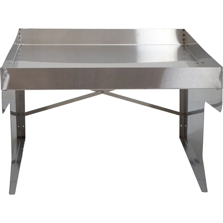 Mendler 'HWC-G60 XL' Mähroboter-Garage mit Pflanzkasten, Metall, 47 x 70 x 100 cm, Silber – Bild 6