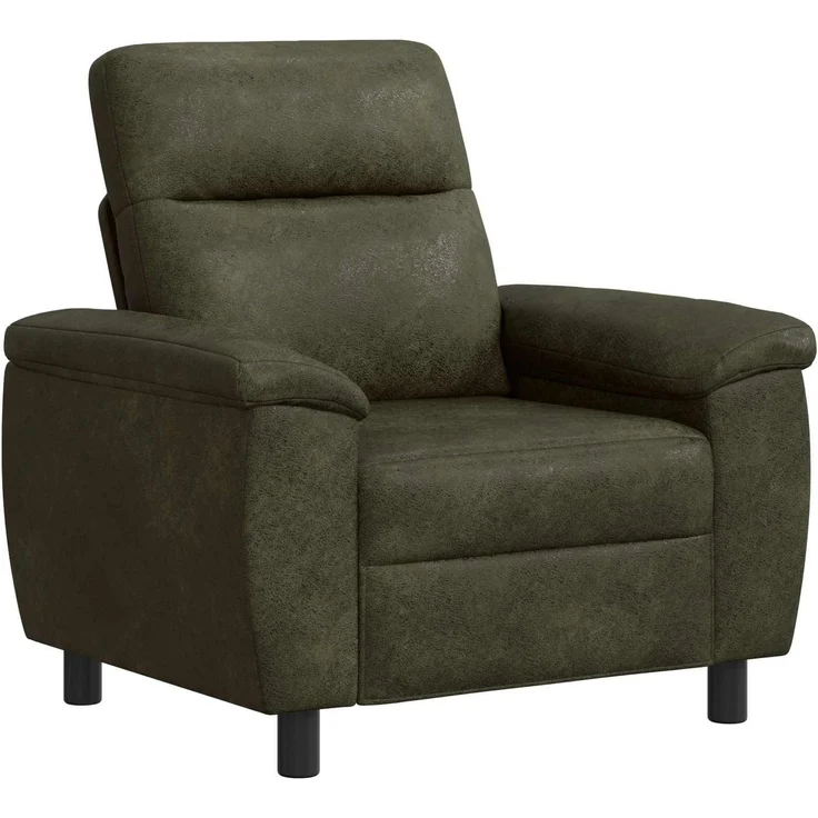 vidaXL Sofa-Set 3 pcs Olivegrün Kunstwildleder 3430665 – Bild 3