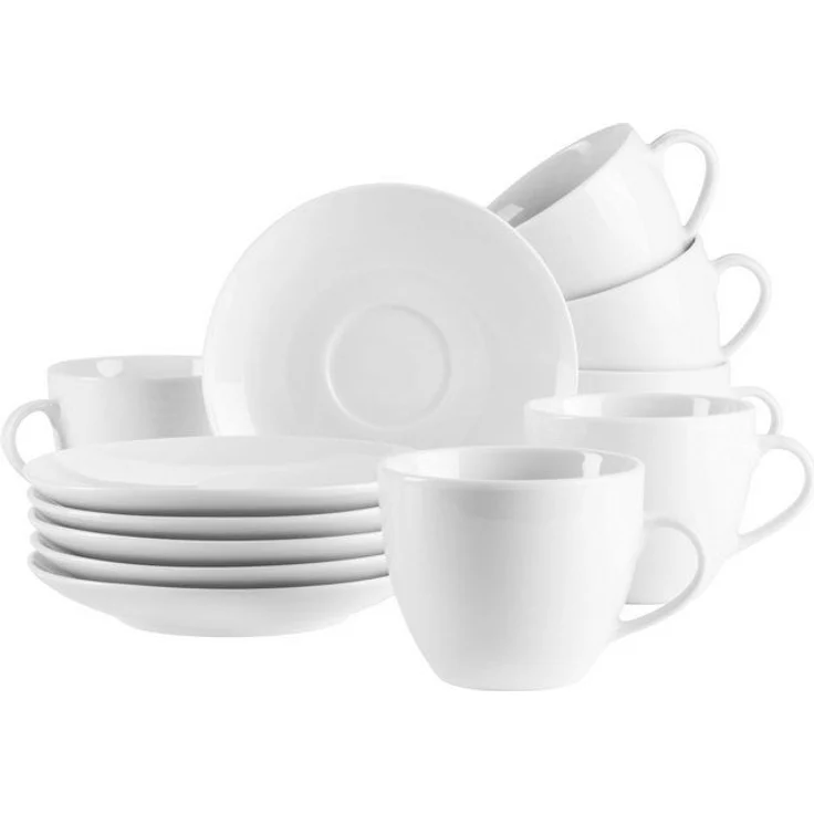 MÄSER Tasse BARCA, Kaffeetassen Set, Porzellan, 12-tlg, Porzellan – Bild 4