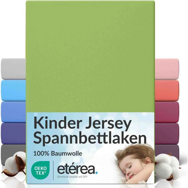etérea Himmlische Qualität Spannbettlaken etérea Comfort Jersey Spannbettlaken, Jersey, Gummizug: rundum, (1 Stück) – Bild 1