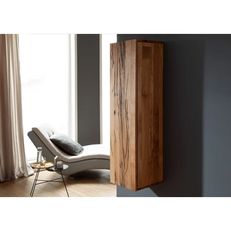Hängeschrank Wild-/Zerreiche 33x33x124 natur geölt FRANKFURT #101 – Bild 2