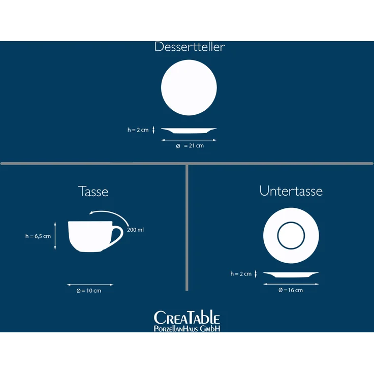 Maria Theresia Gold, Kaffeeservice 18-tlg (mo) – Bild 6
