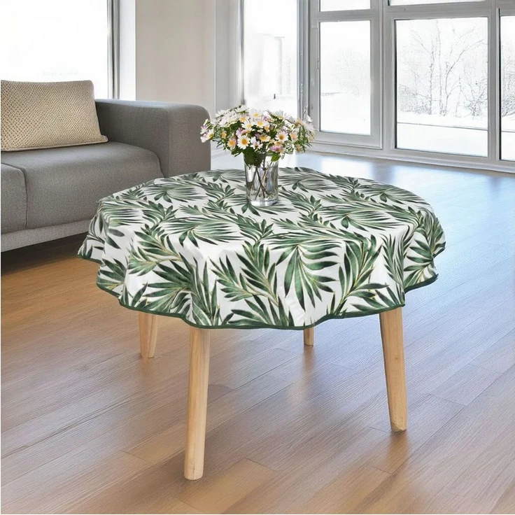 laro Tischdecke rund 140 cm wachstuchtischdecke Tischdecke abwaschbar – Bild 3