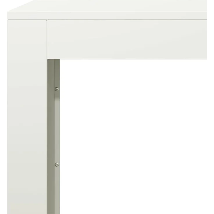 vidaXL Brennholzregal Weiß 100x40x80 cm Stahl 850976 – Bild 6
