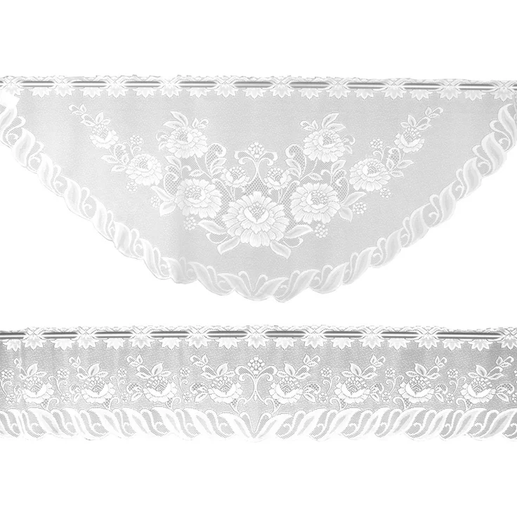 Arsvita Bistrogardinen-Set 2-teilig 160x30 cm und 160x60 cm (BxL) - Design: Anna – Bild 1