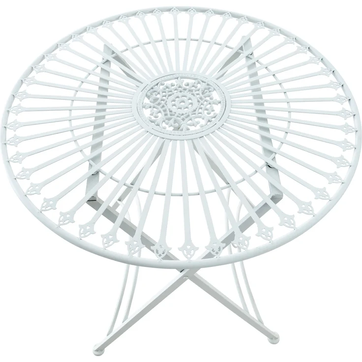 CLP Bistrotisch Tegal aus Eisen,weiß – Bild 4