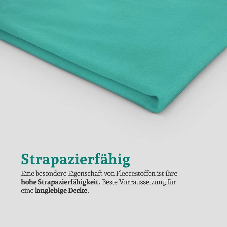 Fleecedecke 130x170 cm ( Türkis ) Wohndecke, Kuscheldecke - Öko Tex - warme Coral Fleece Decke, kuschelig und atmungsaktiv mit Kettelrand - Autodecke – Bild 6