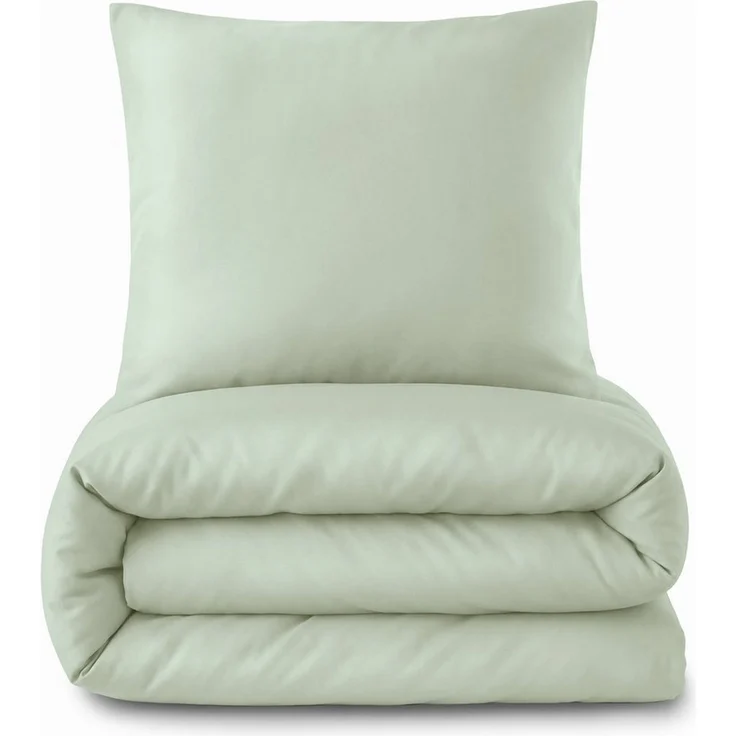 Laynenburg Bettwäsche Mako-Satin aus 100% Baumwolle in 135x200 oder 155x220 cm, kühlende, atmungsaktive Sommer-Bettwäsche mit Reißverschluss – Bild 1
