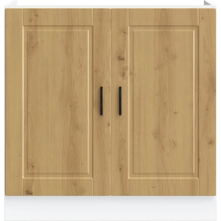 vidaXL Spülenunterschrank Porto Artisan-Eiche 80x46x81,5 cm 853936 – Bild 3