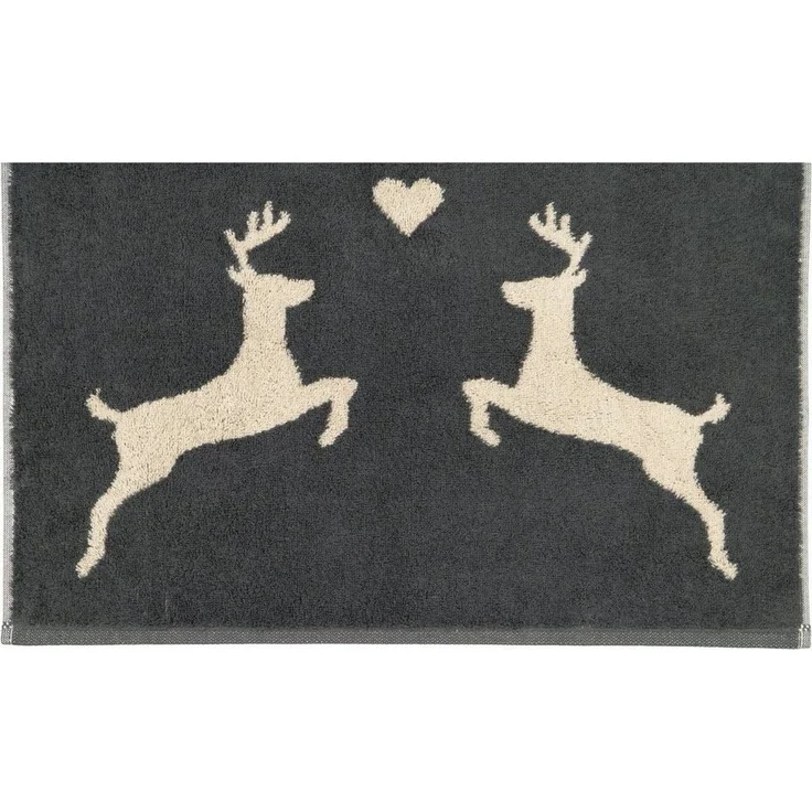 Cawö Handtuch Cawö Gästetuch, Handtuch oder Duschtuch Alpenchic Edition Hirsche 6228, 100% Baumwolle – Bild 2