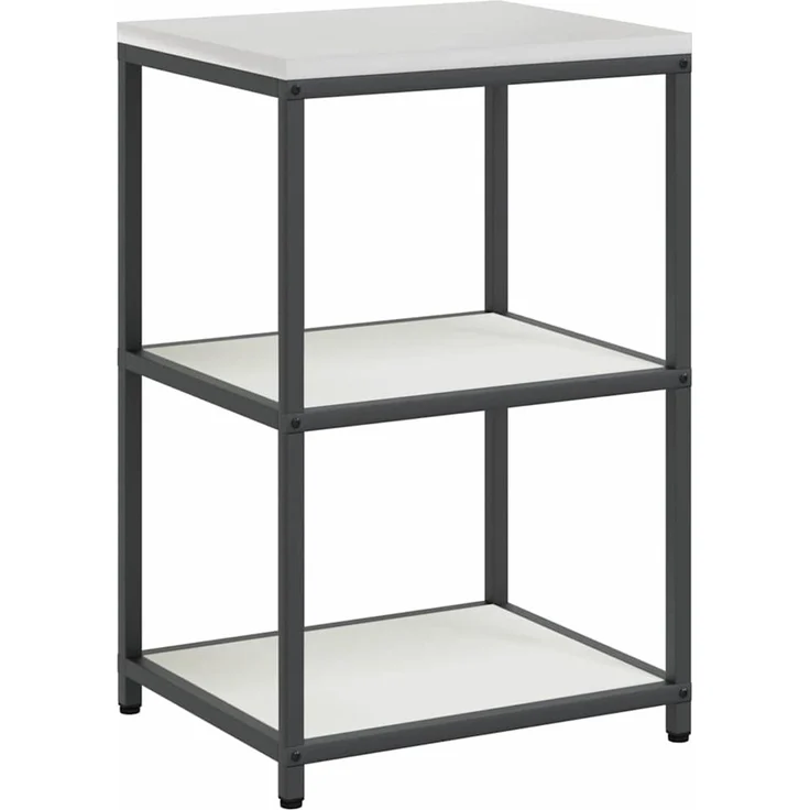 vidaXL Küchenregal HATTEM Weiß 60 x 50 x 92 cm Stahl 874962 – Bild 2