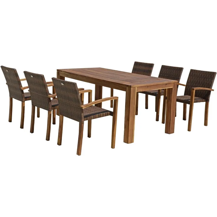 Tisch Topeka aus Akazie FSC 100%, brushed oiled