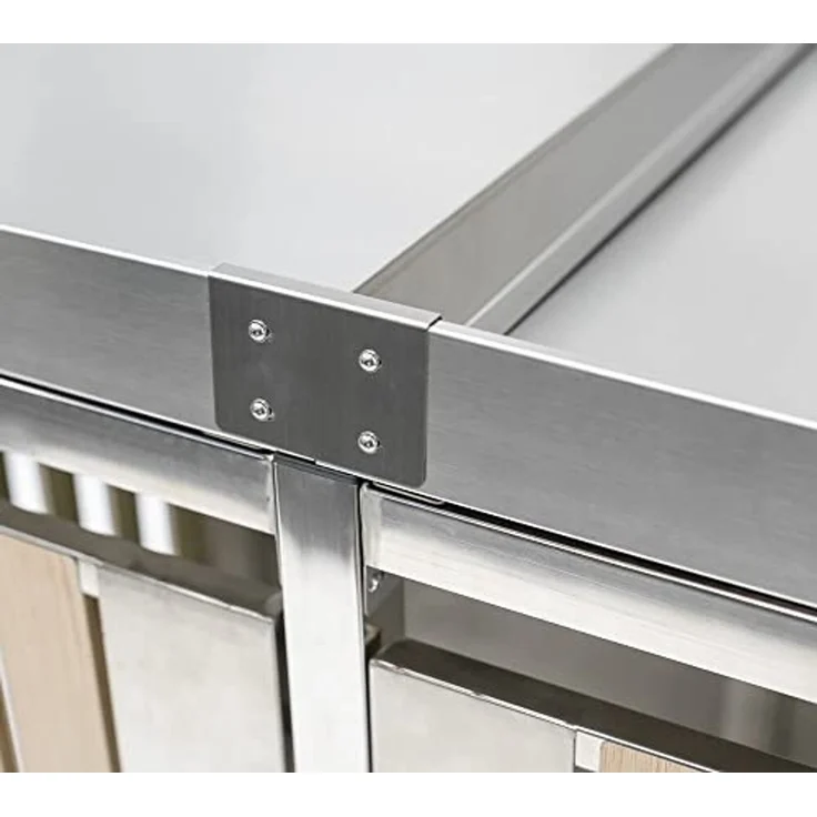 Westmann Mülltonnenbox Planta Edelstahl | 2x240 L – Bild 6