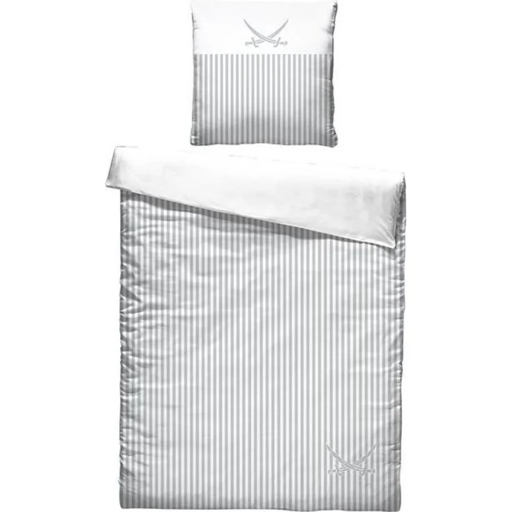 Sansibar Sylt Bettwäsche Bettwäsche Sansibar „Lighthouse“ Wendebettwäsche (2 tlg), Baumwolle, 2 teilig, mit hochwertigem Sansibar Säbel Druck – Bild 4