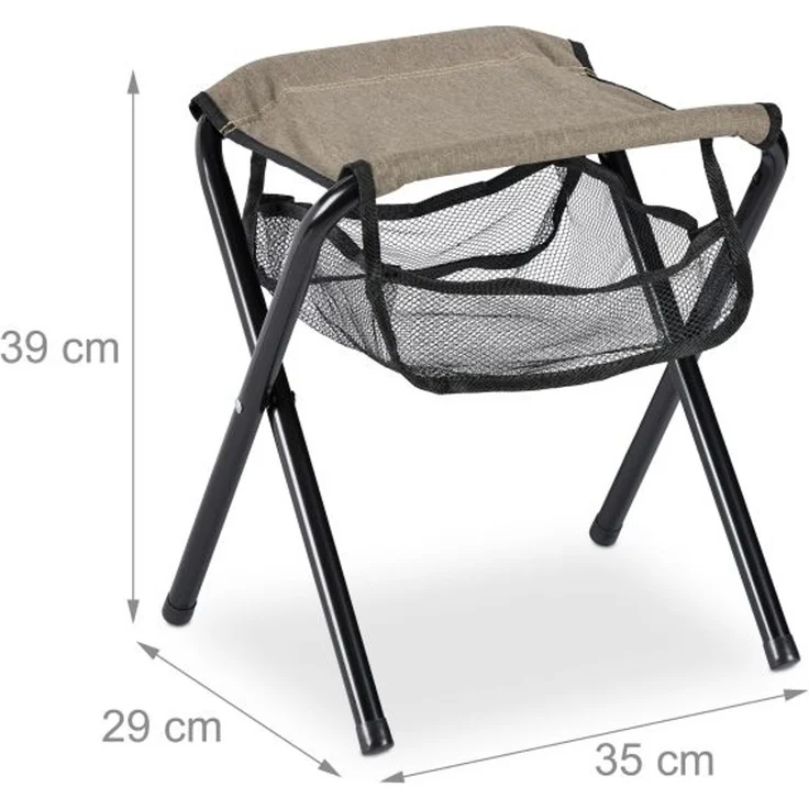 Relaxdays Klapphocker bis 120 kg – Bild 4