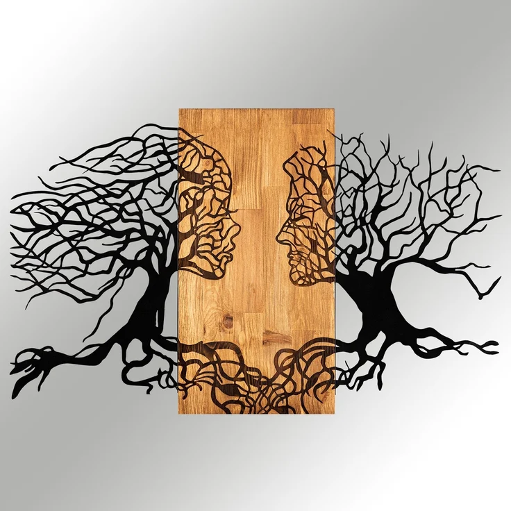 Wallity Wanddekoobjekt 100% METAL (Thickness: 1,2 mm), 92 x 58 cm Z1774 – Bild 8