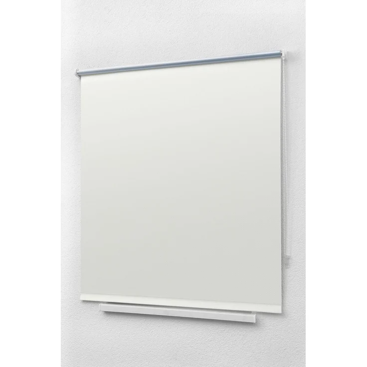 Lysel Outlet - Verdunkelungsrollo Thermo Streifen Weiß, (B x H) 82cm x 175cm in weiß/weiß – Bild 6