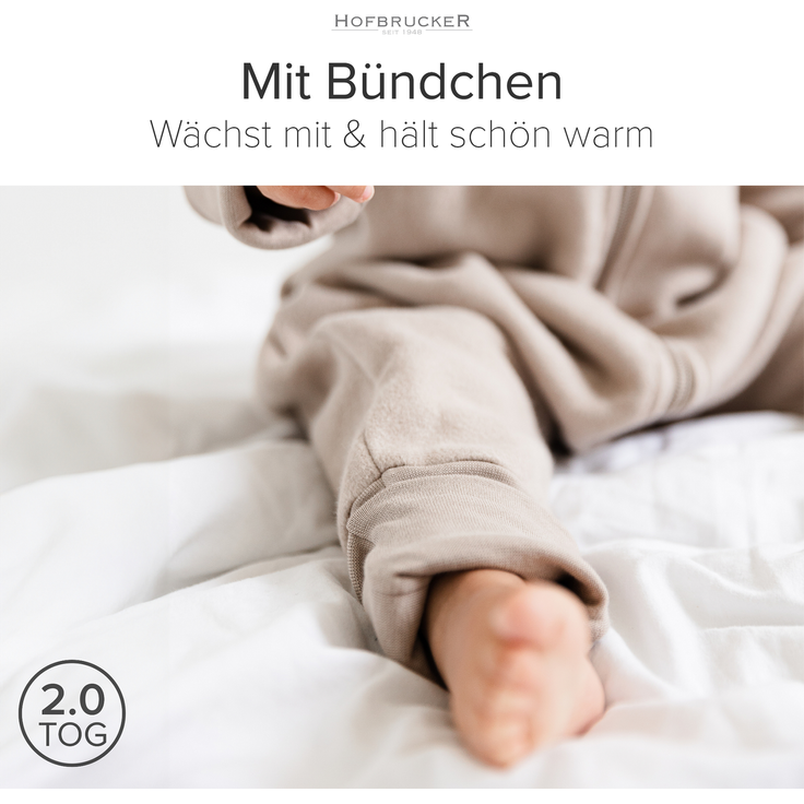 Hofbrucker Baby Schlafsack mit Füßen MILO – Bild 11
