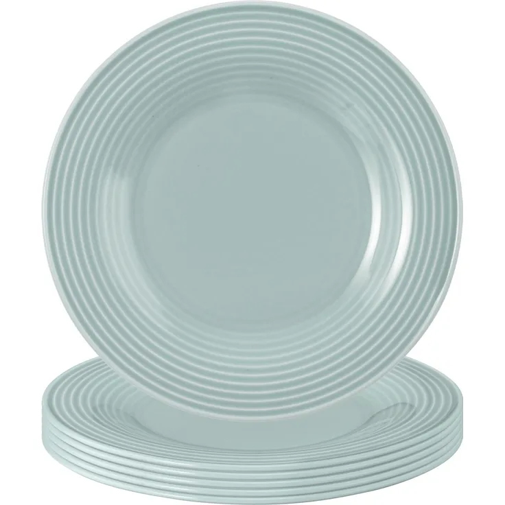 Seltmann Weiden Beat Color Glaze Brotteller ø 17 cm 6er Set - Arktisblau
