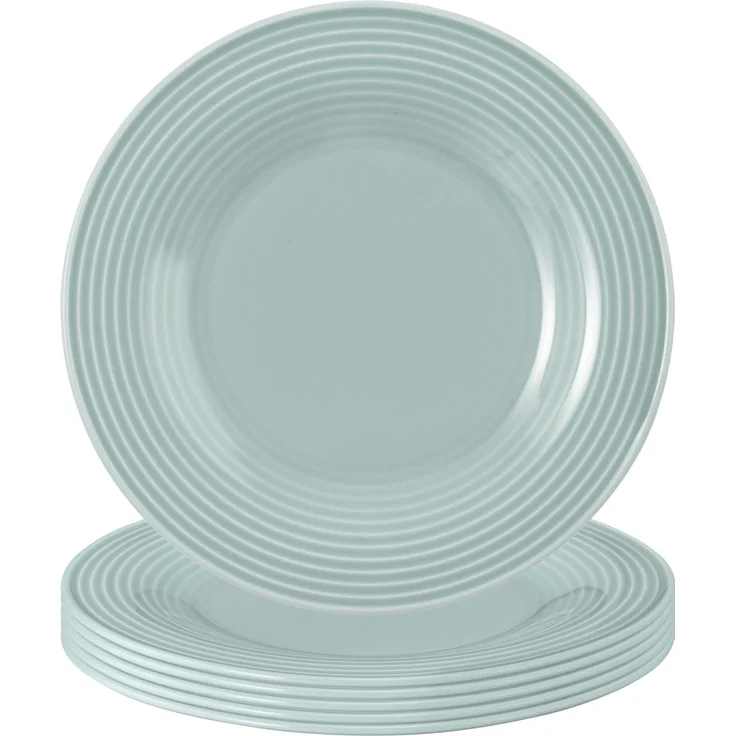 Seltmann Weiden Beat Color Glaze Brotteller ø 17 cm 6er Set - Arktisblau – Bild 1
