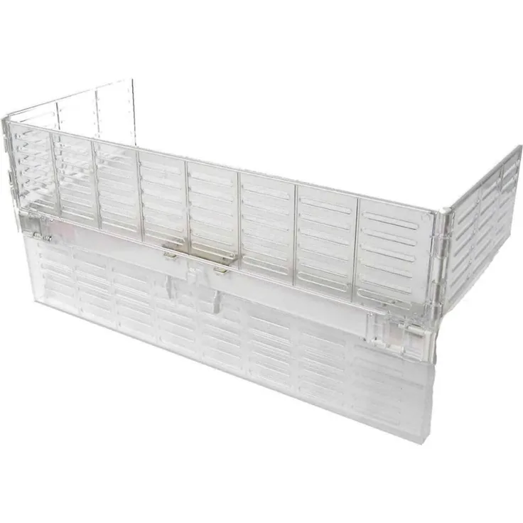 reer Herdschutzgitter mit Schalterabdeckung, zum Zusammenklappen, aus Kunststoff, transparent