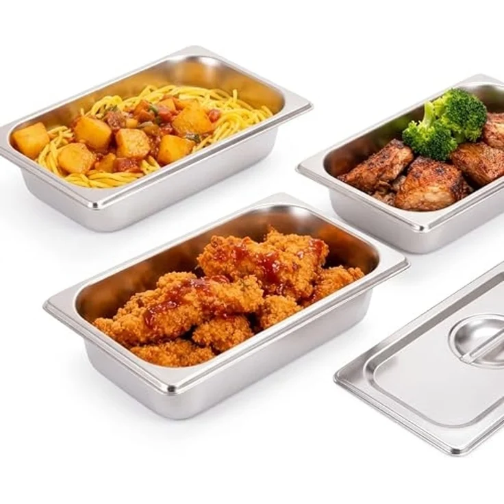 Gastro Behälter GN 1/3 Edelstahl 3er Set 10052911_304 – Bild 1