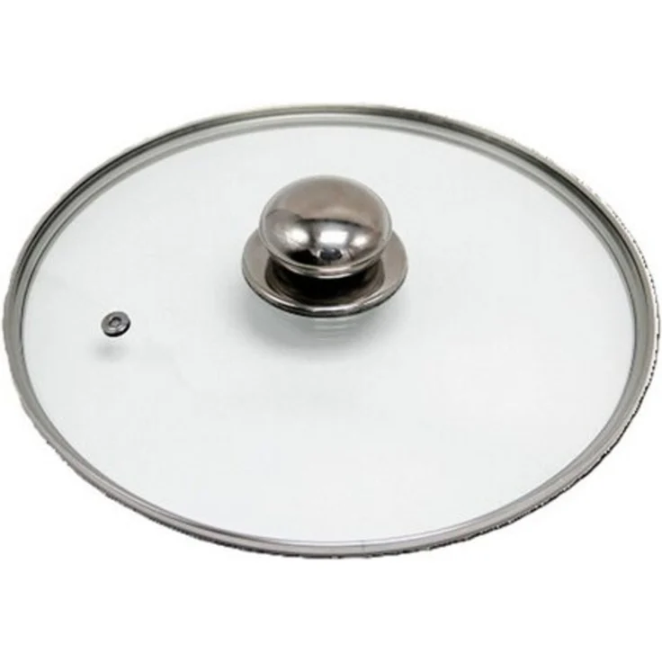 Michelino Universal-Glasdeckel ø24 cm mit Dampfauslass & Edelstahlknopf – Bild 2