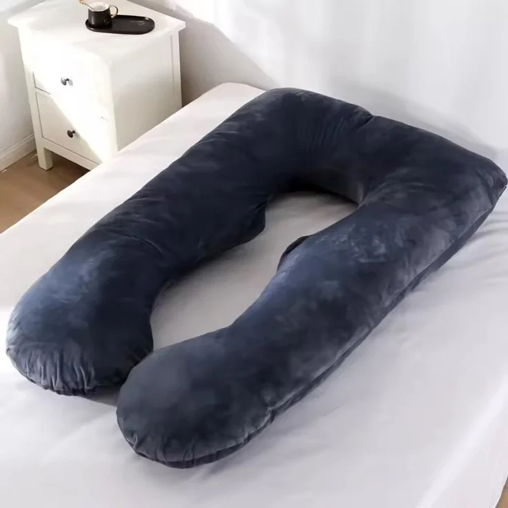 Montegoni Stillkissen 120x70cm Schwangerschaftskissen XL, Weiche Unterstützung für Mütter, Schlafkissen für Schwangere, Pregnancy Pillow, Stillkissen, Seitenschläferkissen – Bild 1