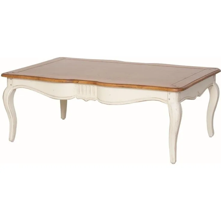 Livin Hill Couchtisch Verona Elfenbein, Honig oben VE884