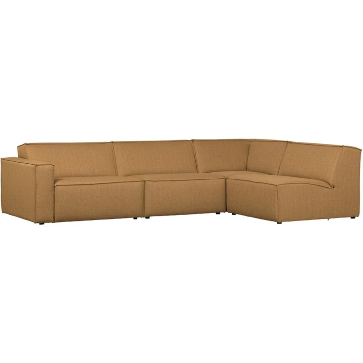 Ecksofa - Silvijn - Recamiere rechts - Gelb – Bild 2