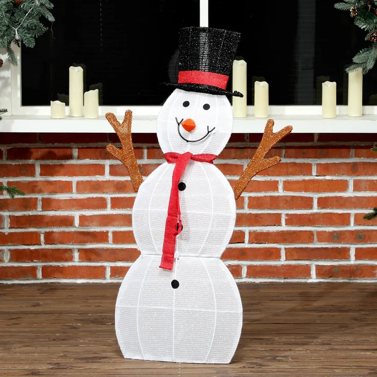 Outsunny Weihnachtsbeleuchtung, Polyester, Stahl, Mehrfarbig, 64L x 30B x 91,5H cm – Bild 9