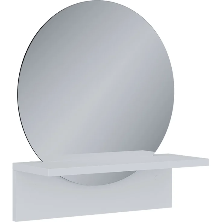 Badezimmerspiegel Elyra Weiß 40 x 47.5 cm mit Ablage Vicco – Bild 1