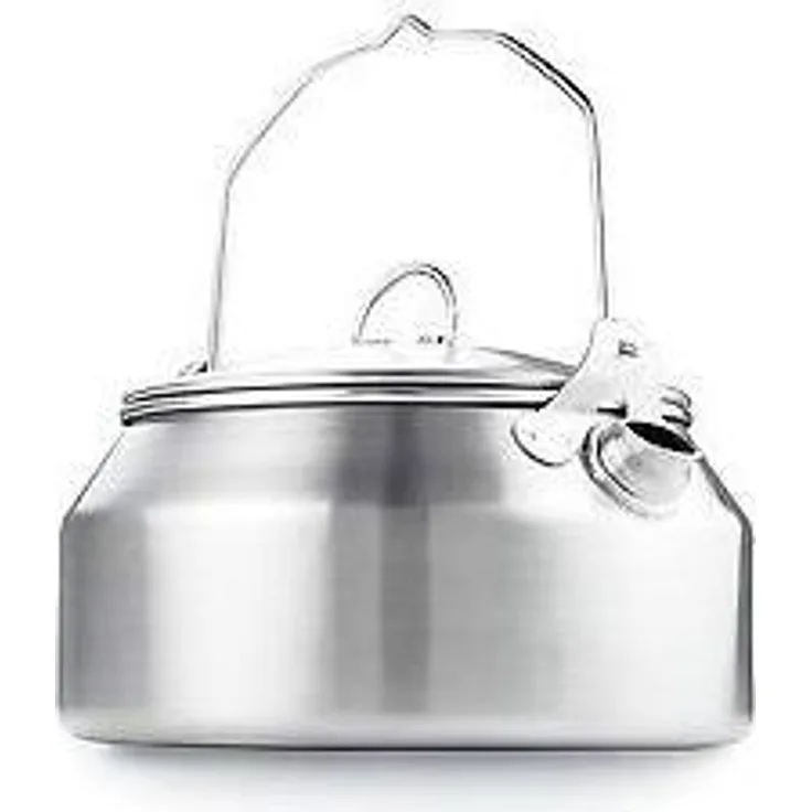 GSI Outdoors Glacier Teekessel aus gebürstetem Edelstahl