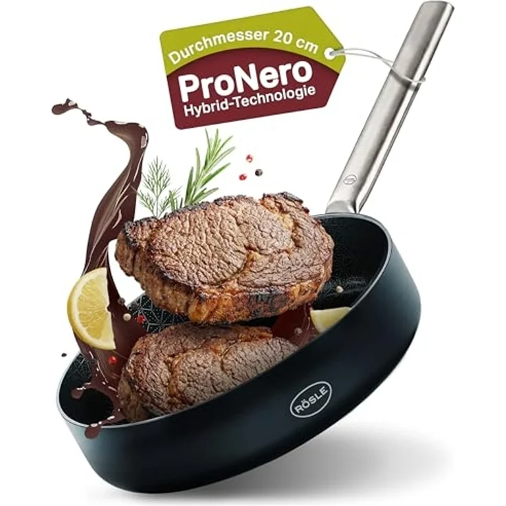 RÖSLE Bratpfanne EBONIC ProNero Bratpfanne 20cm – Bild 2