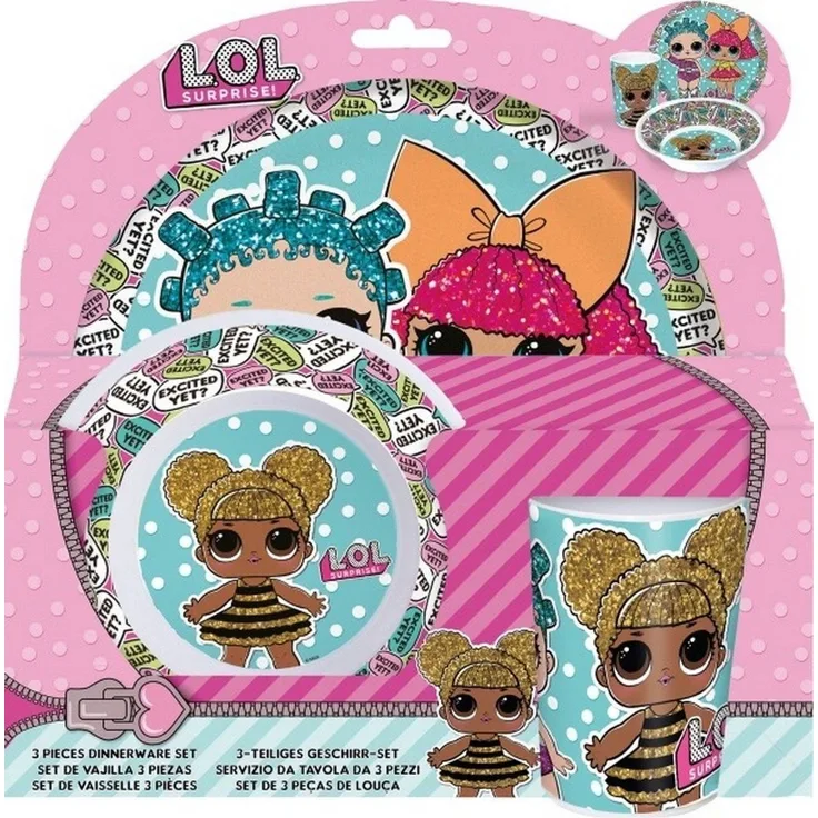 L.O.L Surprise Melaminset 3 tlg.