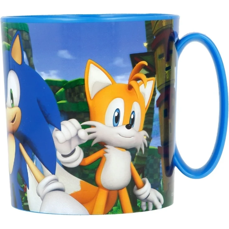 Sonic the Hedgehog Becher Mikrowellengeeigneter Kunststoffbecher 390 ml – Motivbecher für Kinder – Bild 5