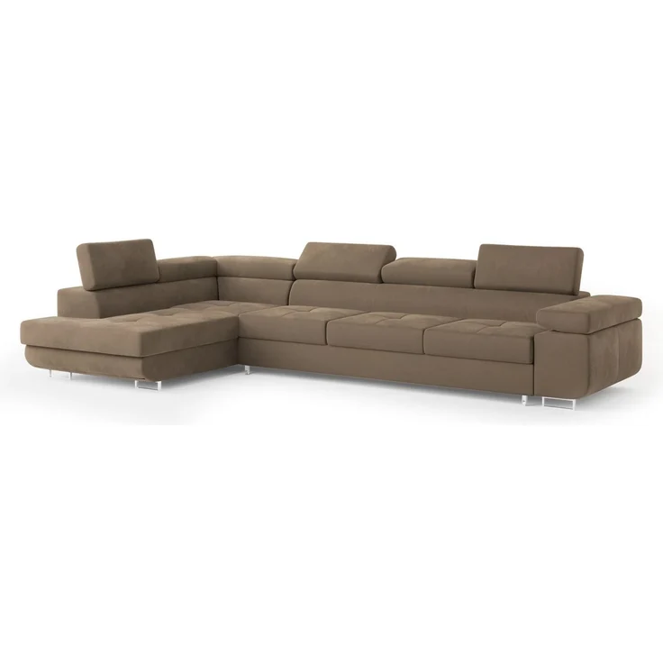 Masseno Ecksofa VICENTE mit Schlaffunktion L-Form, Sofa mit Bettkasten – Bild 2