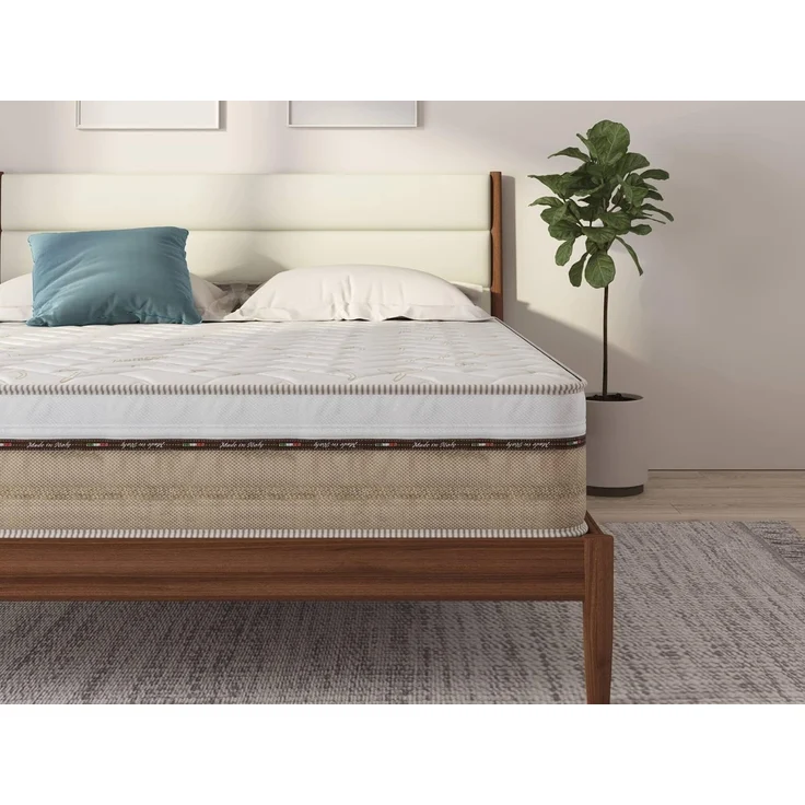 Talamo Italia - Ophiuco Einzelmatratze, Memory Foam-Matratze, ergonomische Matratze, Taschenfederkernmatratze, 100% Made in Italy, 90 x 190 x 25 cm – Bild 4