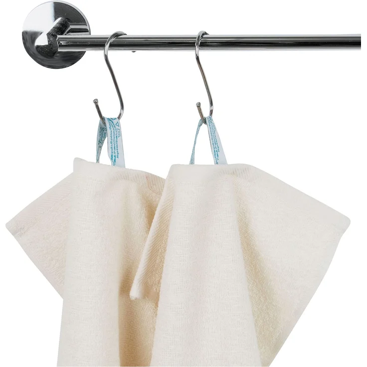 ZOLLNER 10er Set Gästetücher, Baumwolle, 30x50 cm, 420g/qm, natur – Bild 2