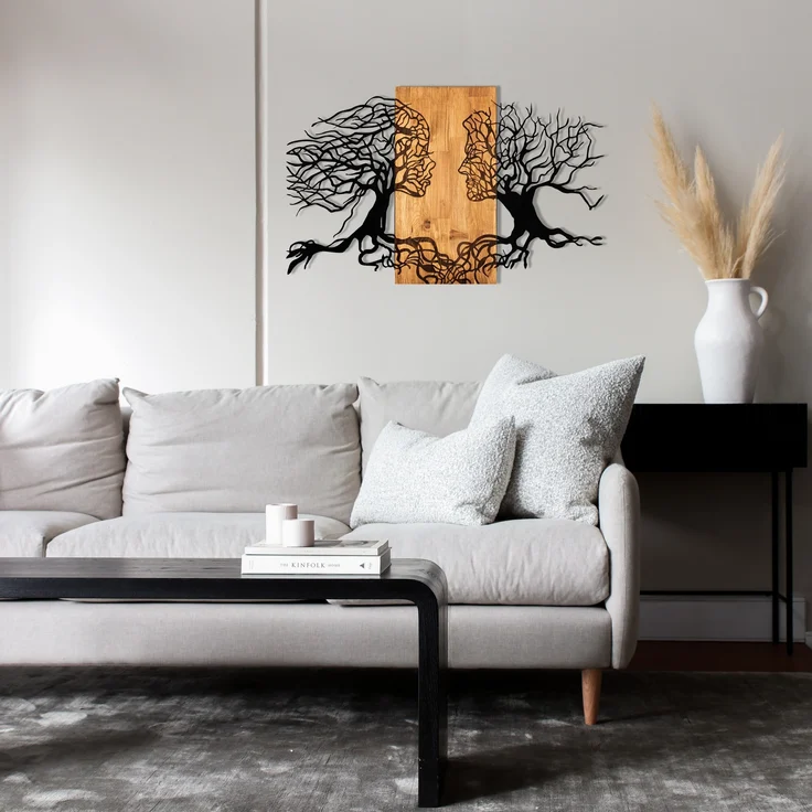 Wallity Wanddekoobjekt 100% METAL (Thickness: 1,2 mm), 92 x 58 cm Z1774 – Bild 4