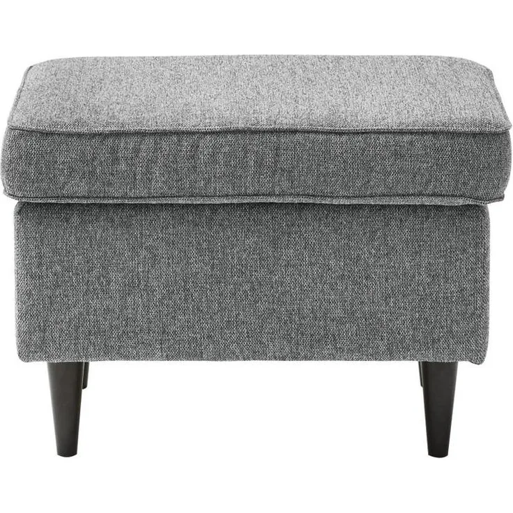 Hocker OMADO Polsterhocker Sitzhocker Stoff anthrazit 63 cm