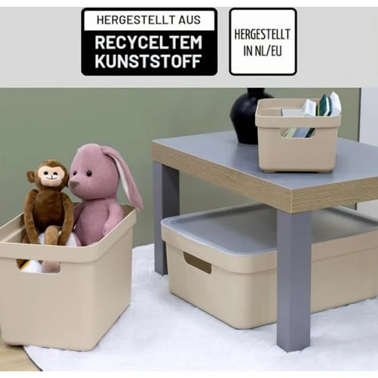 Sigma home Aufbewahrungsbox 24L beige – Bild 6