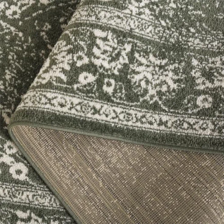 Safavieh Akzent-Teppich 91x152 cm - Adirondack Collection - Transitional Design, Dunkelgrün & Elfenbein, Pflegeleichte Synthetikmischung, Ideal für Wohnzimmer, Schlafzimmer, Büro – Bild 5
