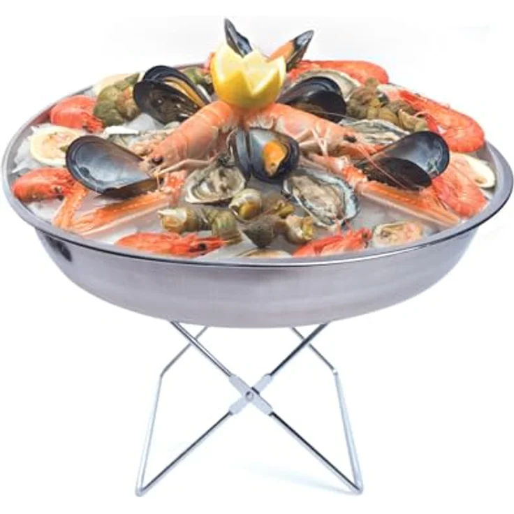 COOK CONCEPT Saveur & Dégustation Meeresfrüchte-Tablett, Stahl, One Size – Bild 8