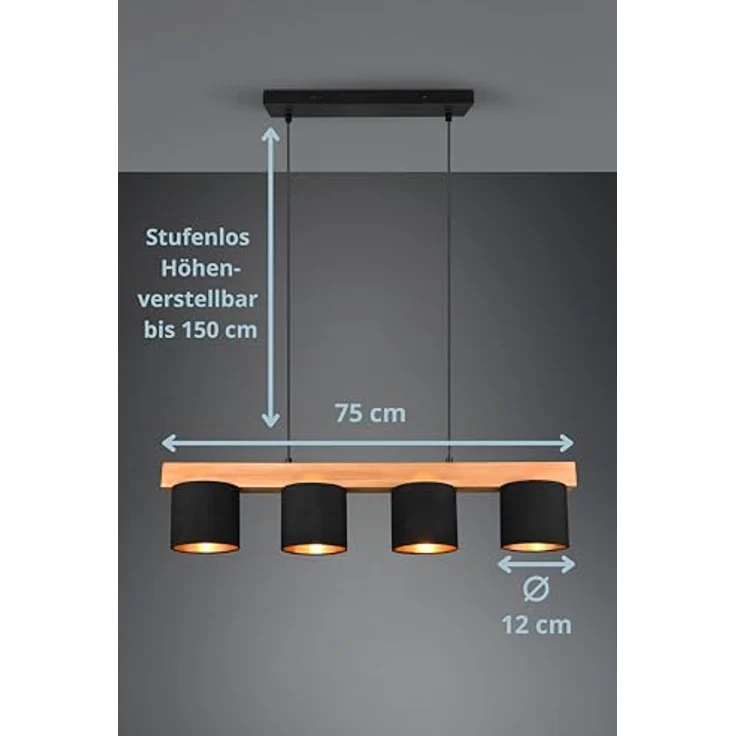 lightling Pendelleuchte Clara, ohne Leuchtmittel, moderne Pendellampe, höhenverstellbar – Bild 5