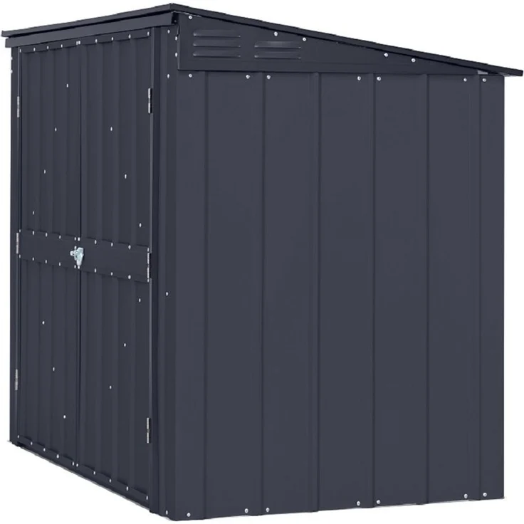 Globel Gerätehaus "Tonnen-Depot Easy" 5x3 - 2bins, anthrazit – Bild 2