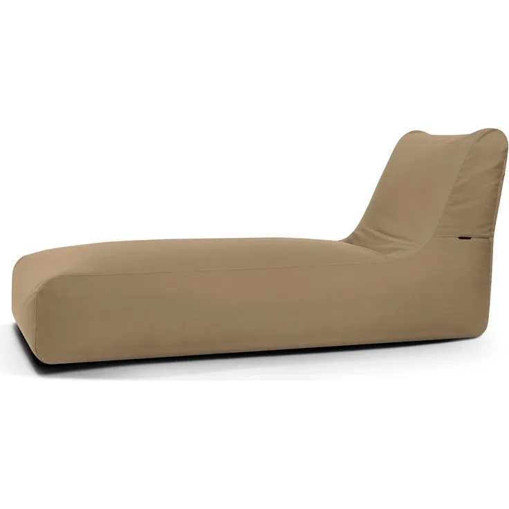 Sitzsack ‘Sunbed‘, Bezugstoff - Colorin, 100% Olefin, Sand, 80x180x70 cm cm.