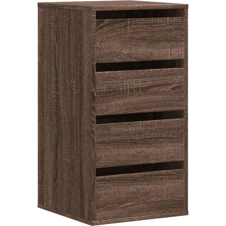 vidaXL Kommode Braun Eichen-Optik 40x41x76 cm Holzwerkstoff 852867 – Bild 1