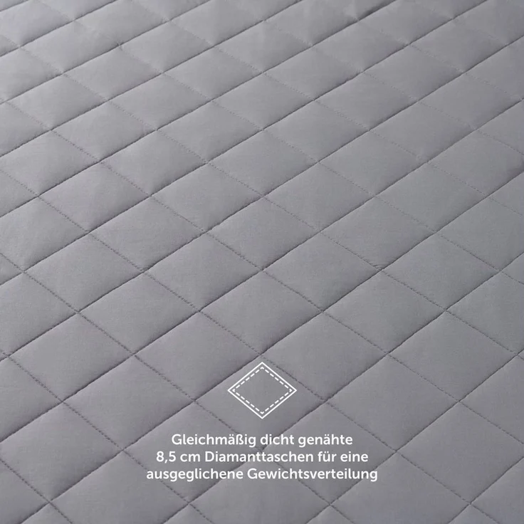 Blumtal Gewichtsdecke Gewichtsdecke 135x200, Decke mit Glasperlenfüllung, in vier Gewichtsvarianten aus 100% Baumwolle - waschmaschinengeeignet – Bild 3