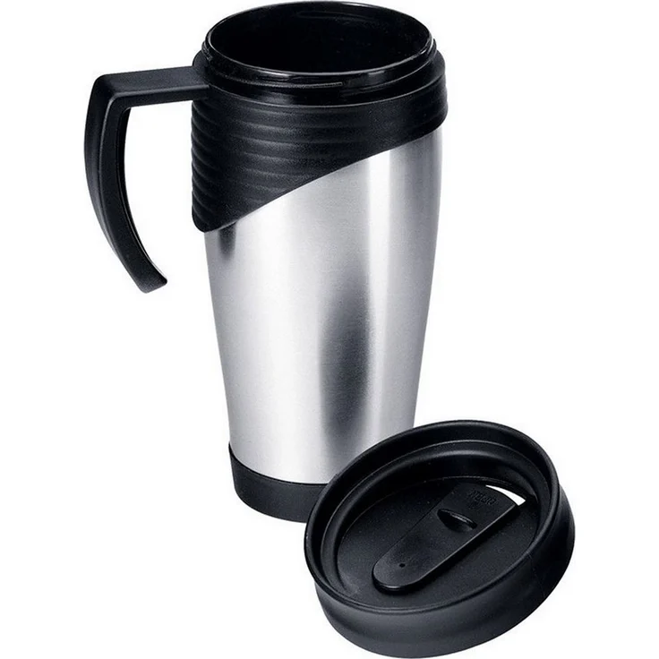 Macma Thermobecher Doppelwandiger Thermobecher / Isolierbecher 0,4l / aus Edelstahl / Far – Bild 3